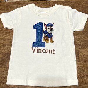 Paw Patrol T-Shirt size: 2 toddler white